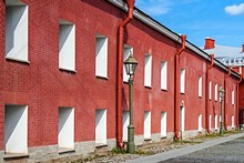 Nikolskiy Curtain Wall and Gate at St. Petersburg's Peter and Paul Fortress