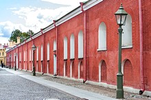 Vasilievskaya Curtain Wall and Gate at St. Petersburg's Peter and Paul Fortress