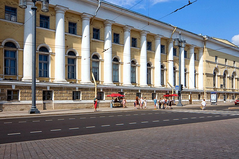 Zoological Museum on the Spit of Vasilevskiy Island in St Petersburg, Russia