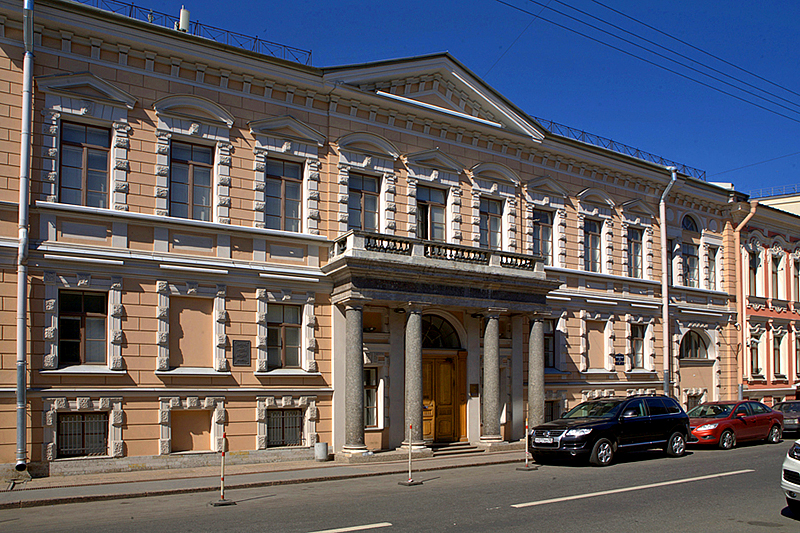 Bezborodko Palace, now the Alexander Popov Communications Museum in St Petersburg, Russia Bezborodko Palace, now the Alexander Popov Communications Museum in St Petersburg, Russia
