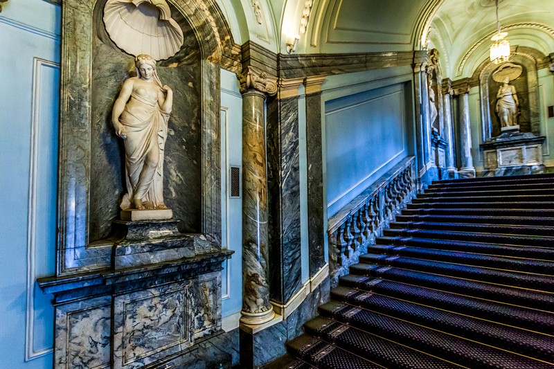 The main staircase of the Marble Palace in St Petersburg, Russia The main staircase of the Marble Palace in St Petersburg, Russia