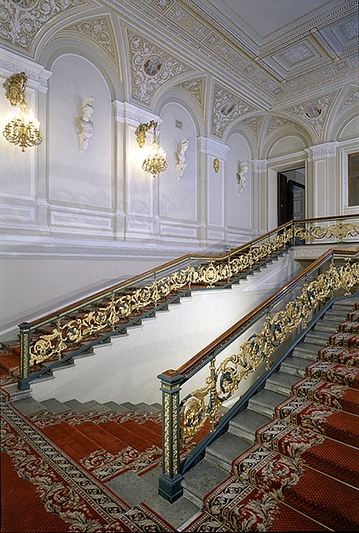 A Staircase of Mariinskiy Palace in St Petersburg, Russia