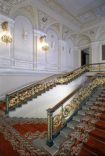 A Staircase of Mariinskiy Palace in St Petersburg, Russia