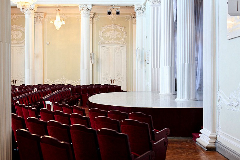 Palace theater at Nikolaevskiy Palace in Saint-Petersburg, Russia