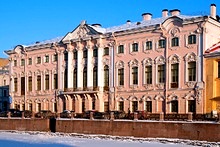 Stroganov Palace in St. Petersburg, Russia