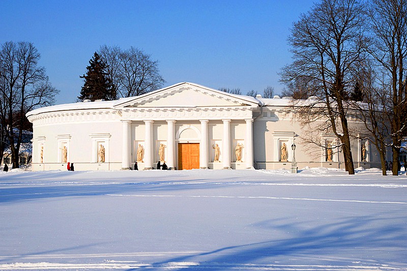 Kitchen Wing of Yelagin Palace in St Petersburg, Russia