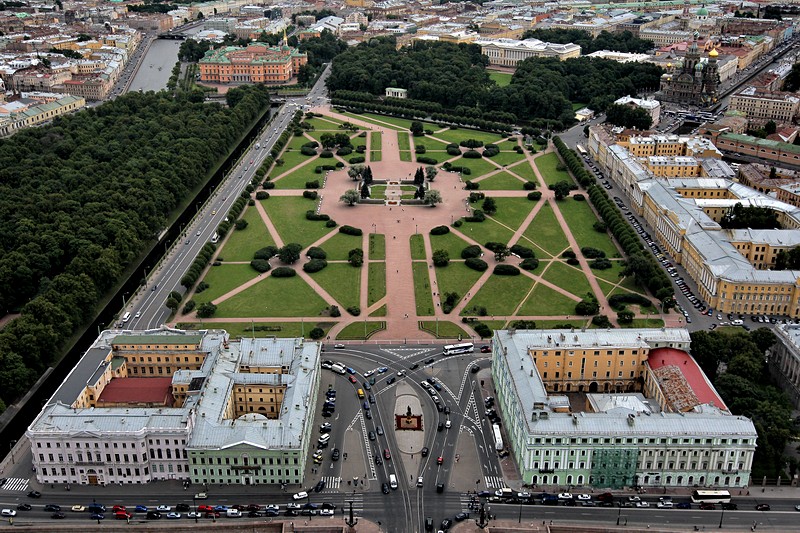 Field of Mars (Marsovo Pole) in St Petersburg, Russia