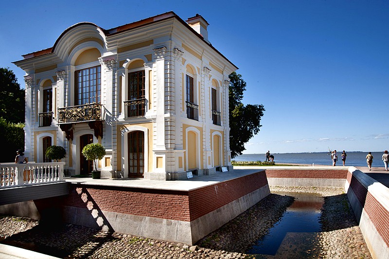 Hermitage Pavilion in Peterhof, west of St. Petersburg, Russia