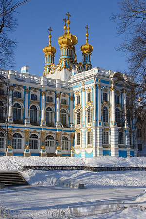 Catherine Palace at Tsarskoe Selo (Pushkin), St. Petersburg, Russia