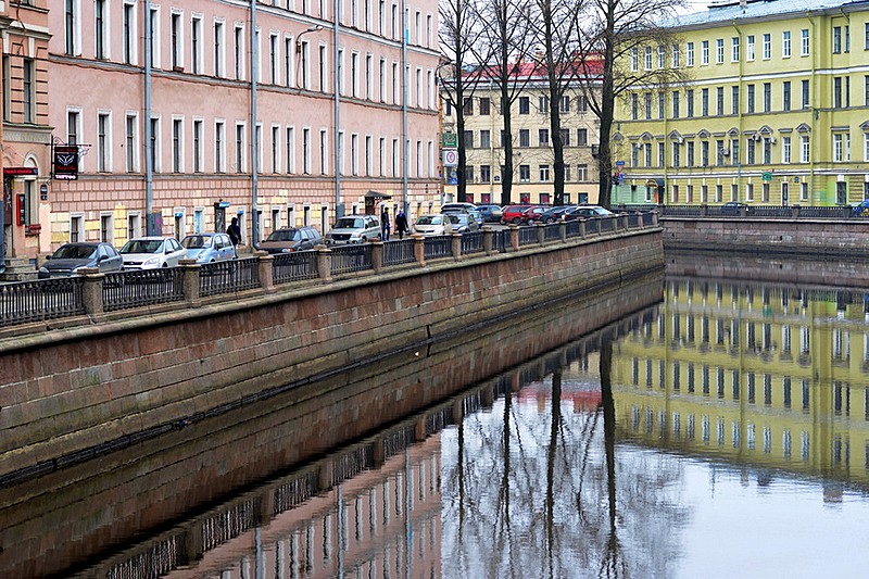 Poetic charm of the Griboedov Canal in St Petersburg, Russia Poetic charm of the Griboedov Canal in St Petersburg, Russia