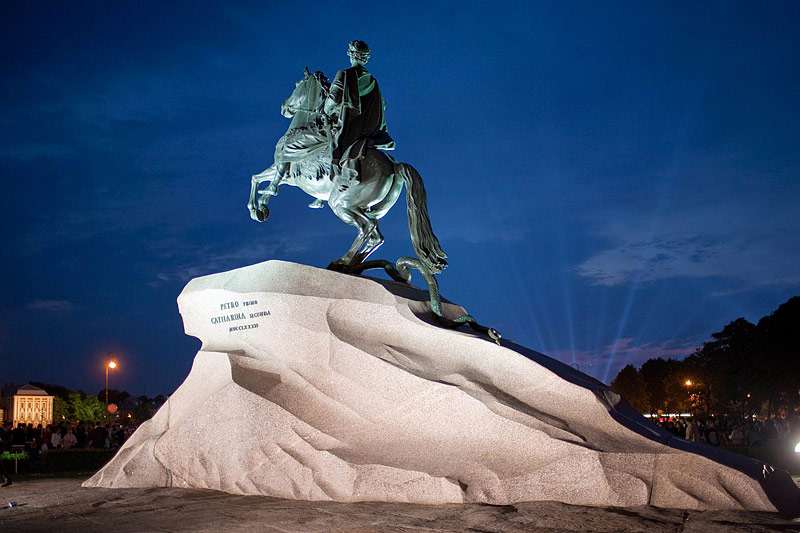 Bronze Horseman in Saint Petersburg