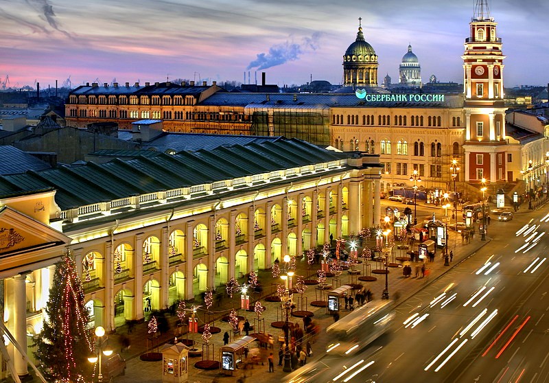 Gostiny Dvor in Saint Petersburg, Russia