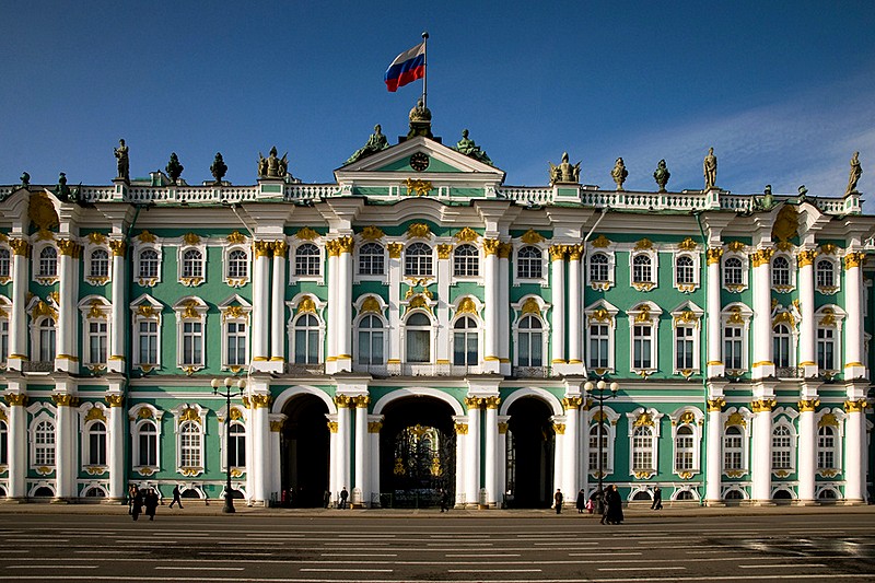 The State Hermitage Museum in Saint Petersburg, Russia