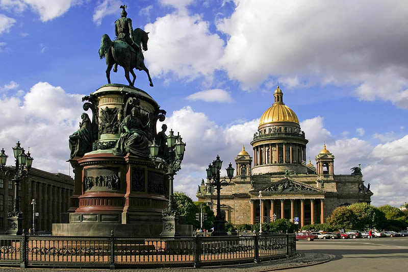 St Isaac's Cathedral in Saint Petersburg, Russia