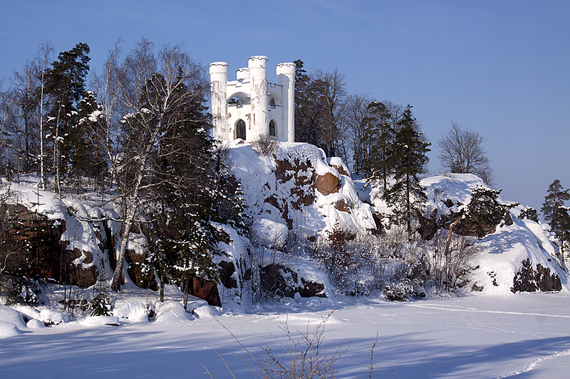 Ludwigsburg Cappella at Monrepo (Mon Repos) Estate in Vyborg, northwest of St Petersburg, Russia