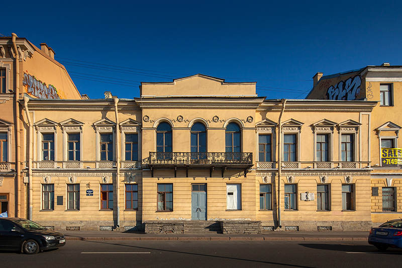 No. 50 on the English Embankment in St Petersburg, Russia, which was once occupied by Otto von Bismarck