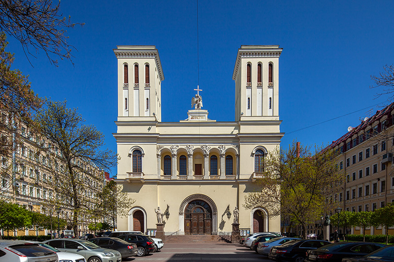 St Peter's Lutheran Church on Nevsky Prospekt in St Petersburg, Russia