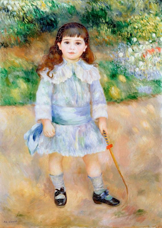 Oil on canvas. State Hermitage Museum Child with Whip by Pierre-Auguste Renoir at the Hermitage in St. Petersburg, Russia