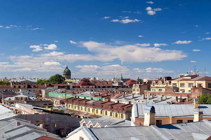 Apraksin Dvor market, built by Corsini in St Petersburg, Russia