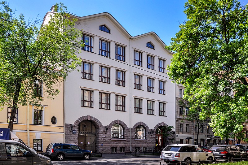 Former Schaffe Girls School in St Petersburg, Russia