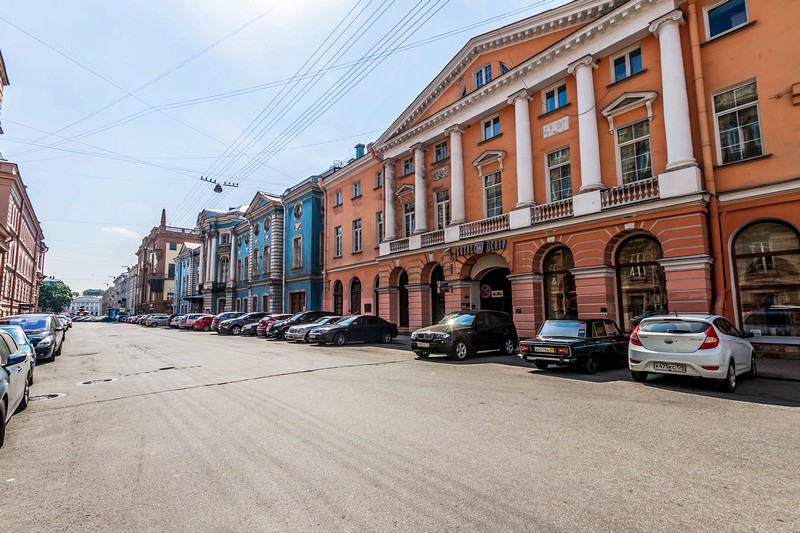 Italyanskaya Ulitsa in St Petersburg, Russia