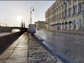 White Nights - Neva River Embankment, St. Petersburg, Russia			